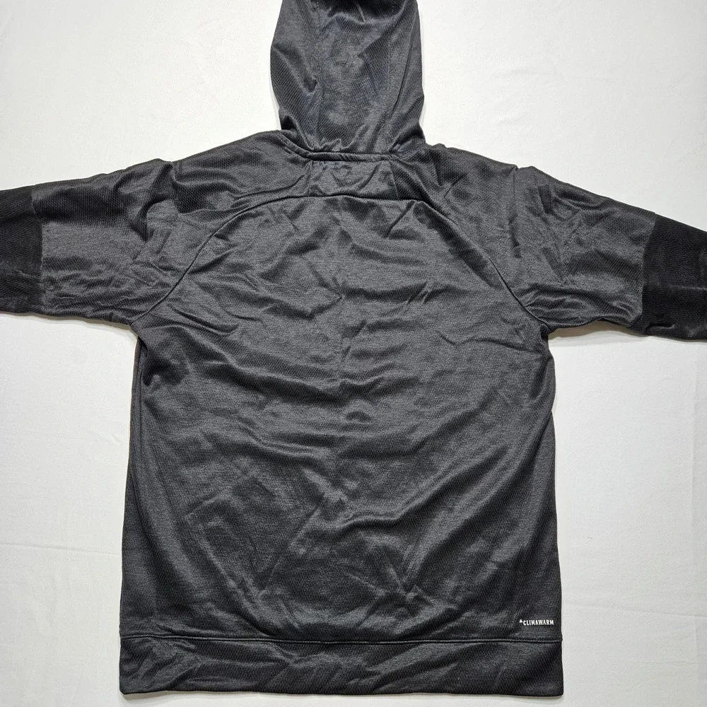 adidas Black Pullover Hoodie with‎ Logo